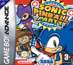 Sonic Pinball Party (USA) (En,Ja,Fr,De,Es,It) Cover